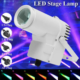 30W RGBW LED Stage Lighting Pinspot Beam Spotlight DMX512 Multi-mode DISCO Party KTV Backlight Stage Light 360-degree lighting