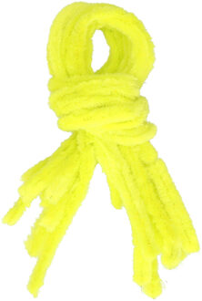 30x Geel chenille draad 14 mm x 50 cm - Buigbaar draad - Pluche chenillegaren/chenilledraden - Hobbymateriaal om mee te knutselen