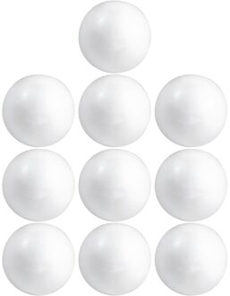 30x Hobby/DIY piepschuim ballen/bollen 15 cm - Kerstballen maken - Knutselen basis materialen/hobby materiaal