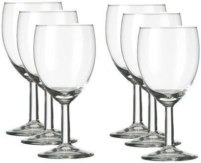 30x Luxe wijnglazen voor witte wijn 240 ml Gilde - 24 cl - Witte wijn glazen - Wijn drinken - Wijnglazen van glas