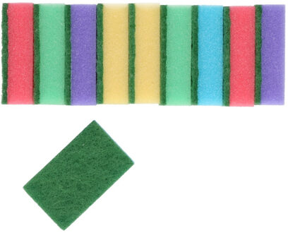 30x Schuursponsjes/schoonmaaksponsjes 8 cm