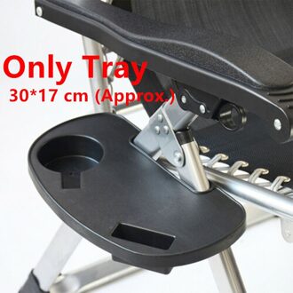 30X17Cm Vouwen Ligstoel Clip Op Bijzettafel Cup Bekerhouder Tuin Lounger Lade Plastic Vouwen Alleen stoel Lade stijl A