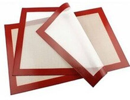 30x21cm Duurzaam Rolling Pin Pad Pizza Taart Herbruikbare Mat Siliconen Bakken Mat Keuken Food-Grade Tool hoge Temperatuur Weerstand