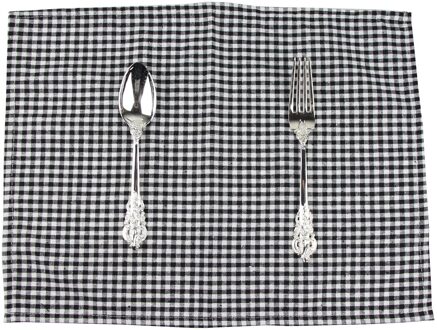 30X40CM Katoen Servetten Keuken Accessoires Eenvoudige Designtea Handdoek Absorberende Gerecht Reinigingsdoekjes Cocktail Servet zwart