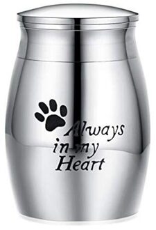 30X40Mm Leuke Crematie Aandenken Urnen Voor Menselijk As Van Huisdier Mini Kleine Begrafenis Kist Titanium Staal Angel gedenkteken Jar 04