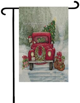 30X45cm Amerikaanse Tuin Kerst Vlag Dubbelzijdig Xmas Vrolijk Kerstfeest Binnenplaats Banner Xmas Decoraties Feestartikelen L827