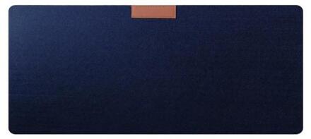 30X60 Kantoor Computer Bureau Mat Tafel Toetsenbord Grote Muismat Wolvilt Laptop Kussen Bureau Antislip Mat Gamer mousepad Mat donker blauw