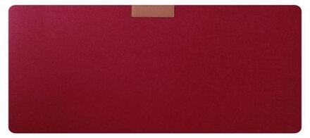 30X60 Kantoor Computer Bureau Mat Tafel Toetsenbord Grote Muismat Wolvilt Laptop Kussen Bureau Antislip Mat Gamer mousepad Mat rood wijn