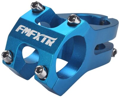 31.8Mm Mtb Power Aluminium Stuurpen Stuurpen Mtb Riser Stuurwiel Korte Stuur Outdoor Fiets Accessoires blauw