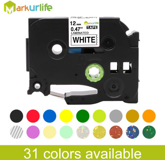 31 Colors TZe-231 Label Tape Compatible for Brother P Touch Printer Tze Tape Tze-231 tze 231 tz231 tze131 tze241 tze221 tze141