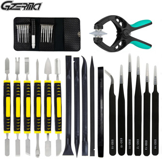 31 In 1 Professional Cell Phone Screen Opening Repair Tools Kits Screwdriver Pry Disassembly Tool Set For iPhone 7 8 Plus Repair