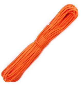 31 Meter Dia.4mm 7 Stand Cores Paracord Parachute Cord Lanyard Tent Touw Camping Klimmen Touw Paracord Voor Wandelen Oranje