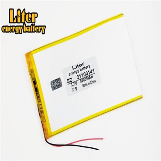 31100141 Polymeer Lithium-Ion Batterij 3.7 V, 5000Mah Ce Fcc Rohs Msds Certificering