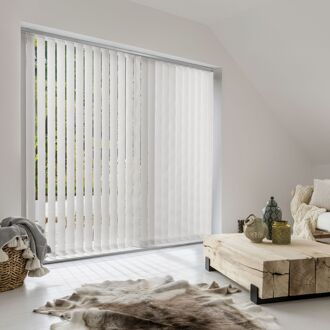 3120 Verticale Lamellen Alaska 5 Stuks Wit 8,9 X 260 Cm