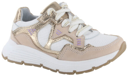 3140-500w2 meisjes veterschoenen - maat 26 Beige