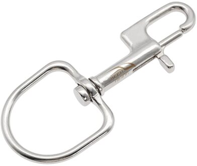 316 Roestvrij Seel Snap Haak Voor Hondenriem Sleutelhanger Marine Duiken Enkele Dubbele Snap Haak 110mm single Ended