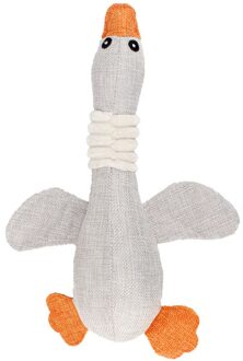 31Cm Hond Squeak Speelgoed Bite Resistant Cleaning Tanden Eagle Vorm Chew Piepend Dierbenodigdheden Voor Puppy Beige