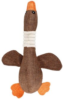 31Cm Hond Squeak Speelgoed Bite Resistant Cleaning Tanden Eagle Vorm Chew Piepend Dierbenodigdheden Voor Puppy Bruin