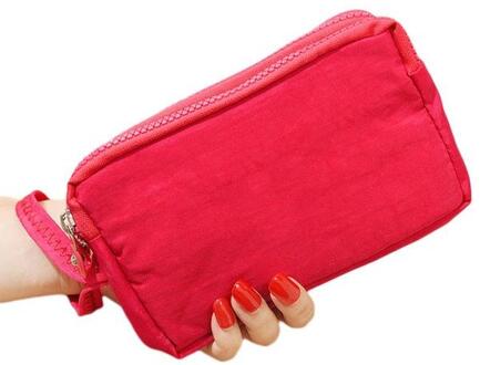 31Pinshang Lady Handtas Telefoon Portemonnee Pakket 3 Lagen Handtas Doorsnede Clutch Bag Grote Capaciteit Tassen Voor Vrouwen ZK30 roze