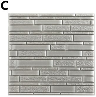 32*32Cm 3D Baksteen Patroon Wallpapers Voor Tv Achtergrond Slaapkamer Muur Decor Diy Zelfklevende Waterdichte Pe foam Muurstickers
