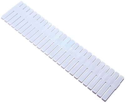 32.4*7Cm Verstelbare Plastic Ladeverdeler Gratis Combinatie Diy Opslag Planken Huishoudelijke Afwerking Grid Partitie Boord 8stk-licht blauw