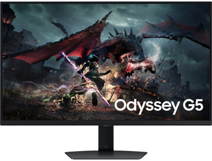 32 Inch Odyssey G5 G50D QHD 180Hz Gaming Monitor Black