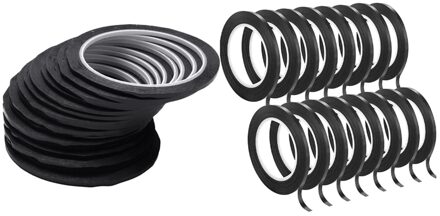 32 Pcs 3Mm Breedte Grafische Tape Whiteboard Tape Zelfklevende Grafiek Lijn Tape,33M & 66M