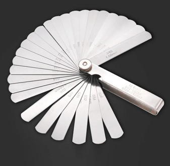 32 Pcs/Set 0.02-1.0MM Blade Master Feeler Gauge Stainless Steel Measuring Tool Kit High Quality MJJ88