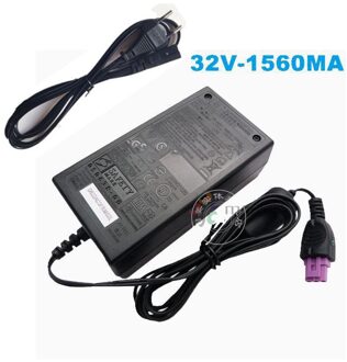 32 V 1560MA Originele AC Adapter Voeding Lader Voor HP Printer 0957-2105 0957-2259 0957- 2271 0957-2230 Met AC Kabel