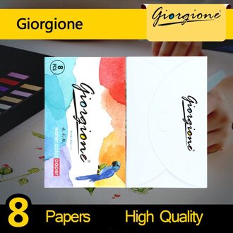 32 Vellen Giorgione Aquarel Papier Verf Water Kleur Boek Aquarelle Pad Schilderen Kunst Levert 130X210Mm Grootte 230G/M2
