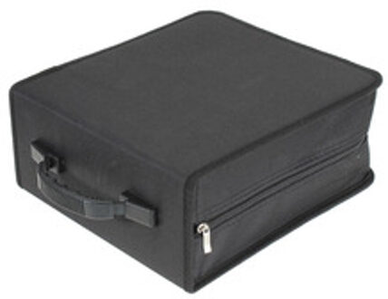 320 Stuks Cd Dvd Dics Media Storage Cover Draagbare Carry Sleeve Hard Bag Case Wallet Holder Box W/Rits universele Mouwen Zwart