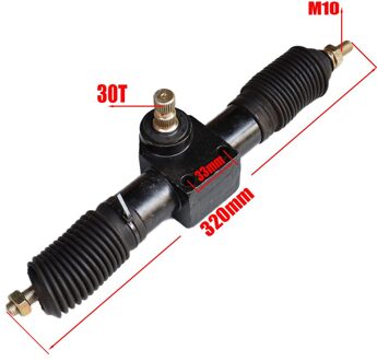 320Mm Power Tandheugel Rondsel Assy Fit Voor Diy China Go Kart Buggy Karting Atv Utv Fietsonderdelen