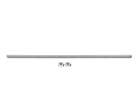 320mm X M8 Rvs Draad Bar Voorraad Staaf Zilver Tone