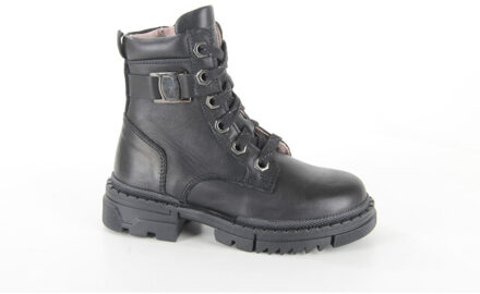 323624-589w5 meisjes veterboots Zwart