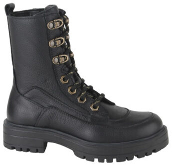 324672-589w3 meisjes veterboots Zwart - 31