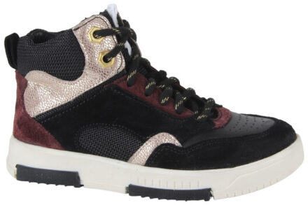 324700-189w5 meisjes veterboots Zwart - 37