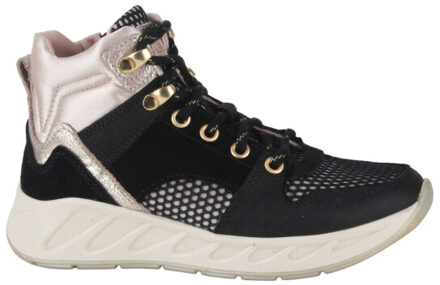 324706-189w2 meisjes veterboots Zwart - 35