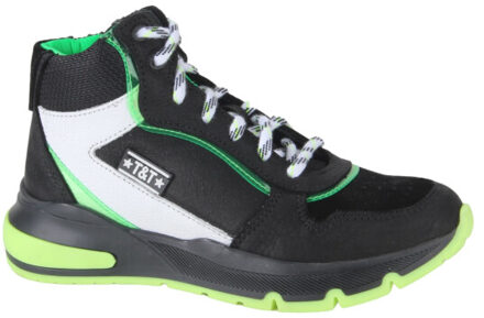 324848-589w3 jongens veterboots Zwart - 38