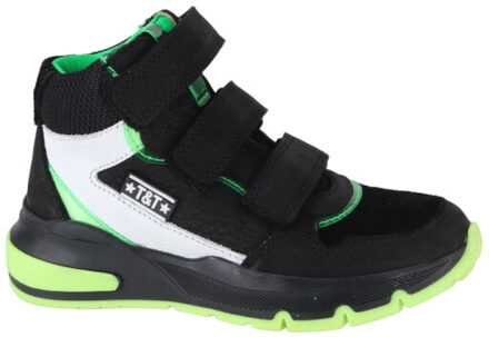 324849-589w2 jongens klittenbandboots Zwart - 38