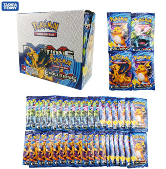 324pcs Pokemon Cards Box TCG: Sun & Moon Evolutions Pokemon Booster Shinny Card Pokemon Game Toy Kids Birthday Gift