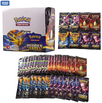 324pcs Pokemon cards Sun & Moon Hidden Fates Booster Box Collectible Trading Card Game Child gift