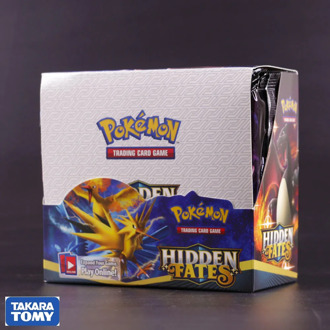 324pcs Pokemon cards Sun & Moon Hidden Fates Booster Box Collectible Trading Card Game