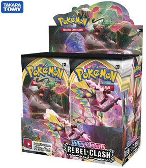 324Pcs Pokemon Cards TCG: Sword & Shield Rebel Clash Booster Box Collectible Trading Card Game 2020 Newest Kids Toys