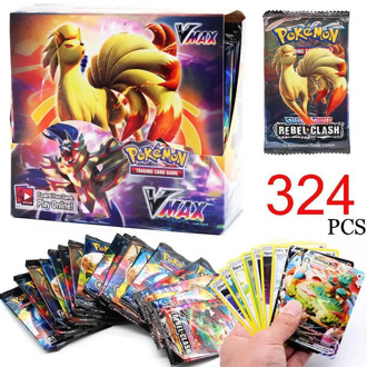 324pcs Pokemone Cards Sun & Moon GX Team Up Unbroken Bond Unified Minds Evolutions Booster Box Collectible Trading Cards Game