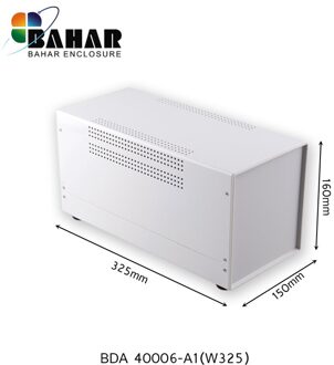 325*160*150mm ijzeren behuizing diy instrument case voor Draad connectors elektronische behuizing producten project doos ijzer behuizing BDA40006-A1(W325)BTS