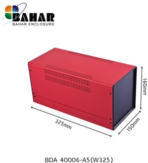 325*160*150mm ijzeren behuizing diy instrument case voor Draad connectors elektronische behuizing producten project doos ijzer behuizing BDA40006-A5(W325)BTS