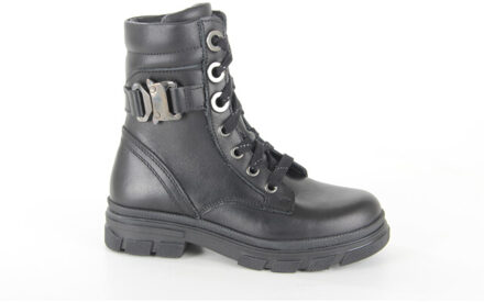 3279-589w6 meisjes veterboots Zwart