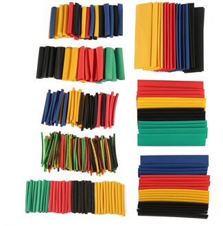 328Pcs Krimpkous Polyolefin Diverse Isolatie Krimpkousen Set Hoezen Wrap Wire Auto Elektrische Kabel