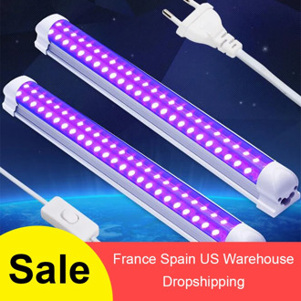 32cm Black Light Bar Stage Light 10W T8 Integrated Bulb UV LED Black Lights Portable Party Club DJ Equipment With Switch