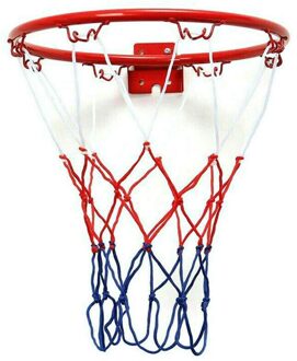 32Cm Wandmontage Basketbal Hoepel Netting Metalen Velg Opknoping Mand Mand-Bal Muur Velg Met Schroeven Indoor Outdoor sport